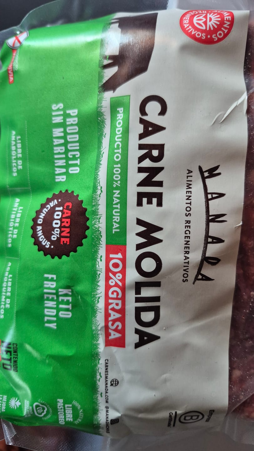 Customer photo review of Carne Molida Angus 10% 500 gr