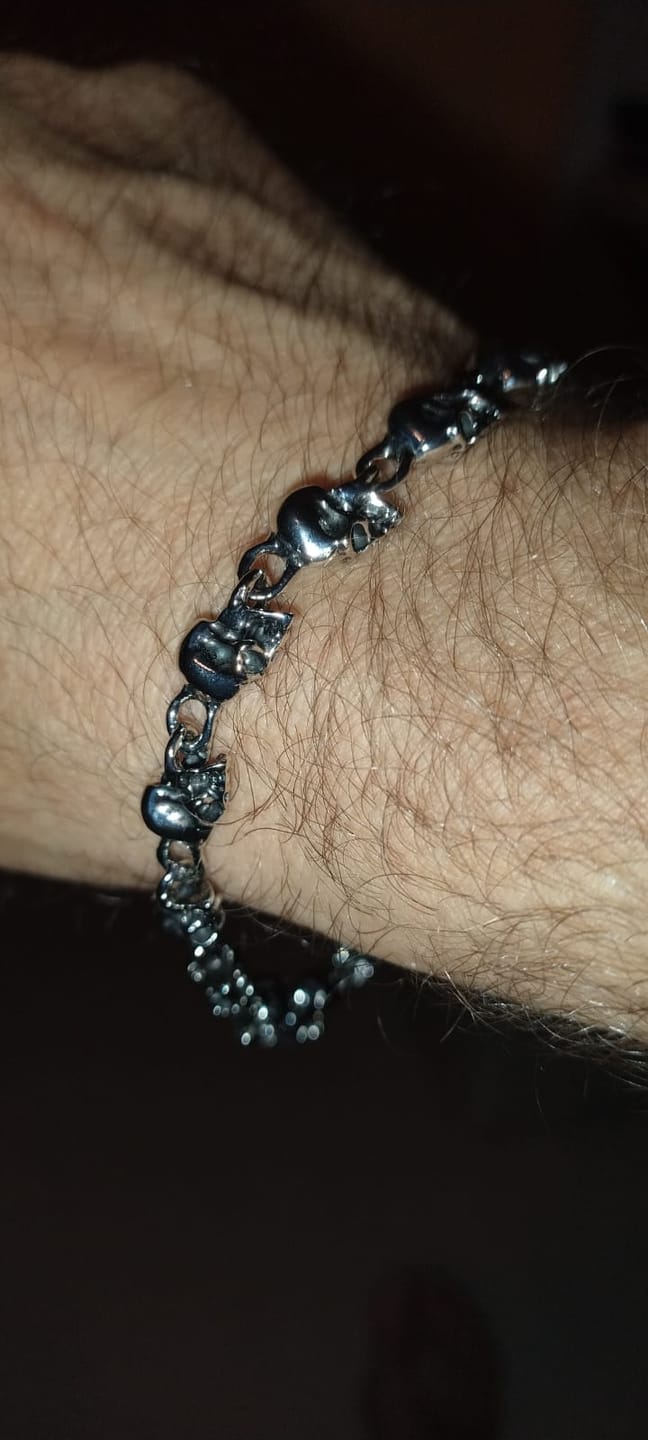 Customer photo review of Bone Bracelet