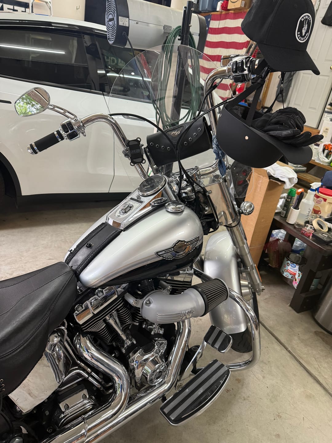 Customer photo review of Baseball Cap DOT Motorcycle Helmet / Matte Black