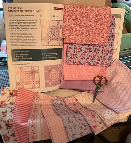 Customer photo review of Mrs Quilty Subscription Box 5