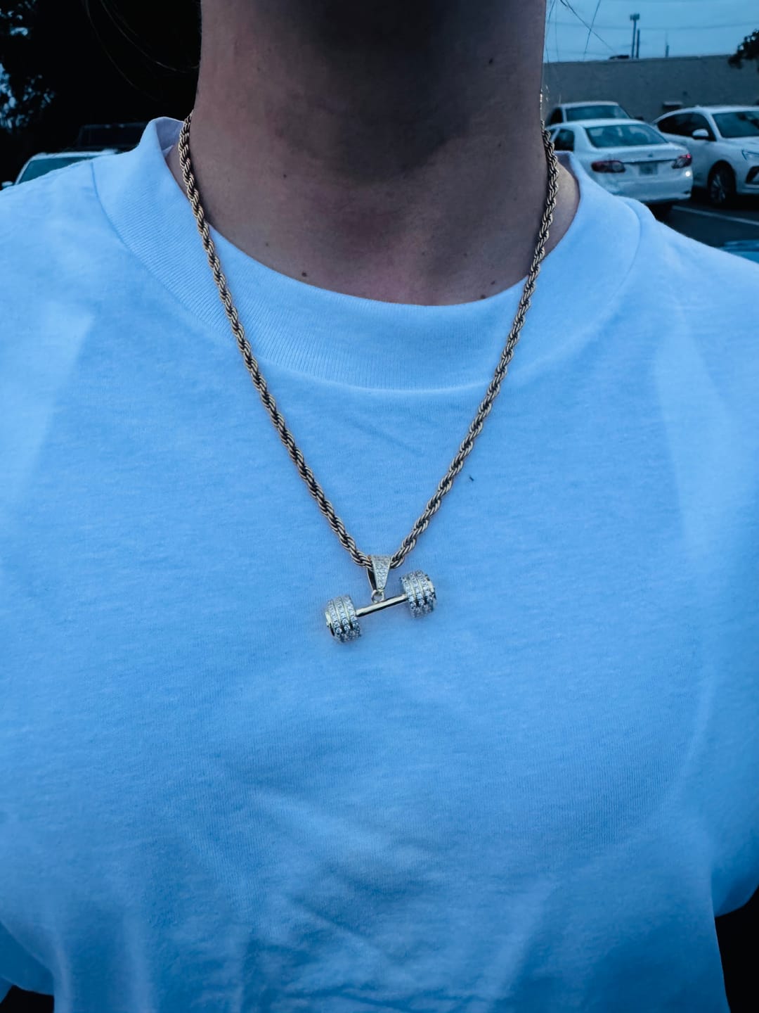 Customer photo review of 4mm Rope Chain - Gold