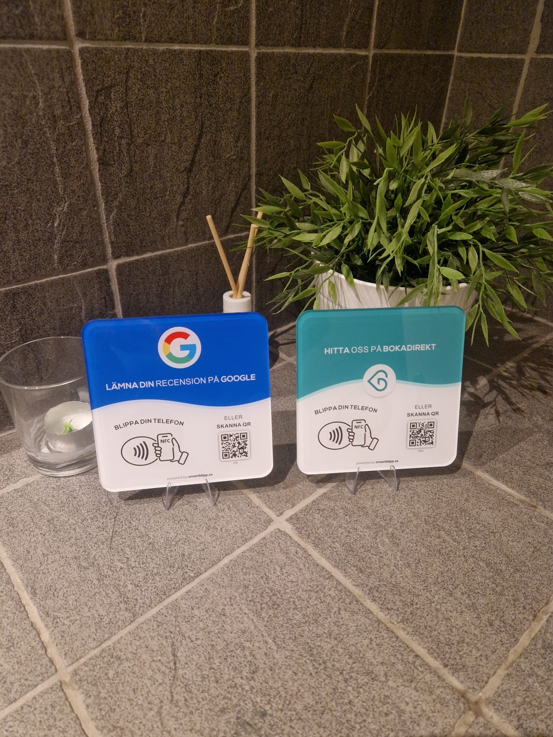 Customer photo review of Google Recensionsplatta