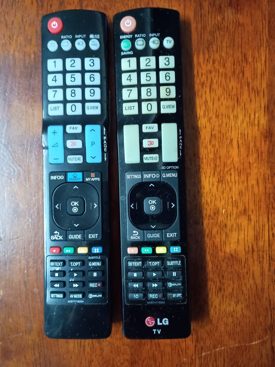 Customer photo review of LG AKB73756504 TV Remote Control Replacement For 47LA6620 55LA6910 TV