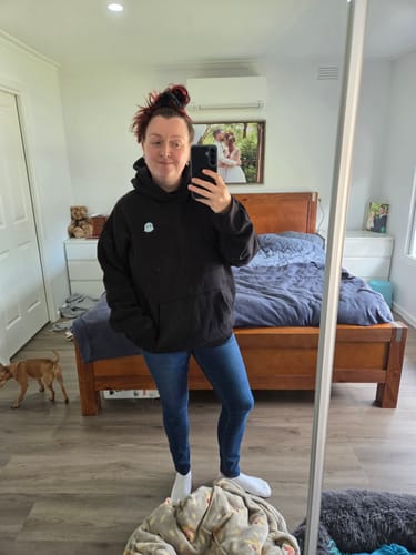 Customer photo review of The Classic Squiddy Hoodie