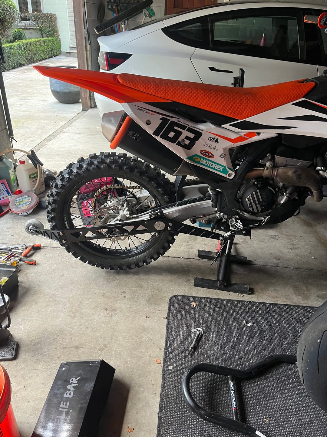 Customer photo review of ABS Wheelie Bar3
