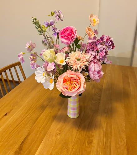Customer photo review of Pastel Flowers