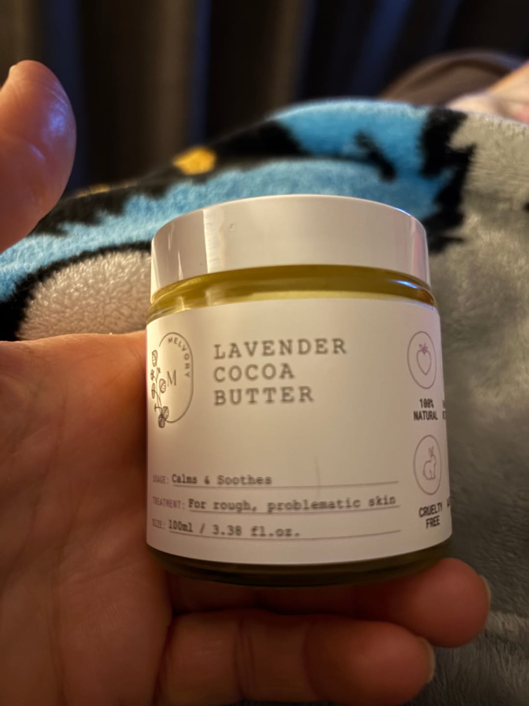 Customer photo review of Lavender Cocoa Butter