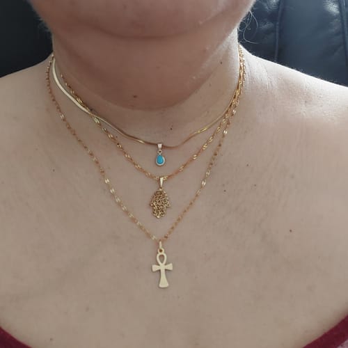 Customer photo review of Fine Essentials Necklace