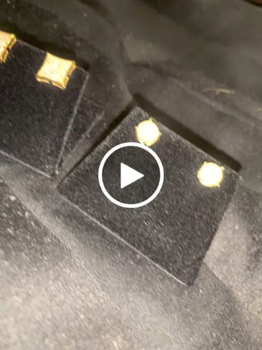 Customer video review of Large Kite Gold Vermeil CZ Micro Pave Earrings .925 Silver