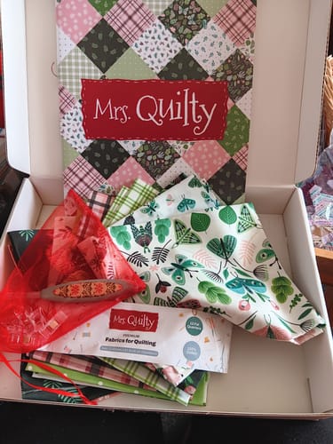 Customer photo review of Mrs Quilty Subscription Box 3
