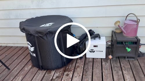 Customer video review of Cold Plunge Chiller Black