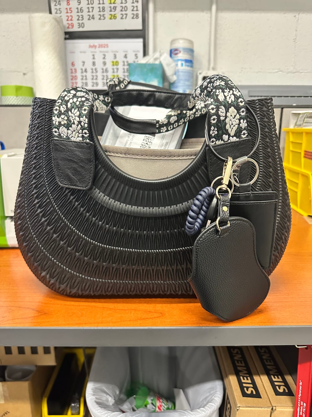 Customer photo review of Blythe All Textured Tote