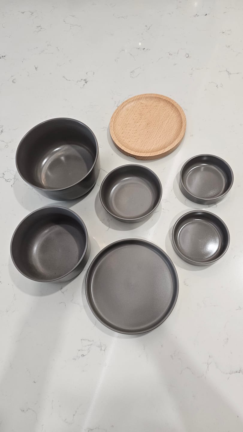 Customer photo review of Ceramic Modular Dish Set