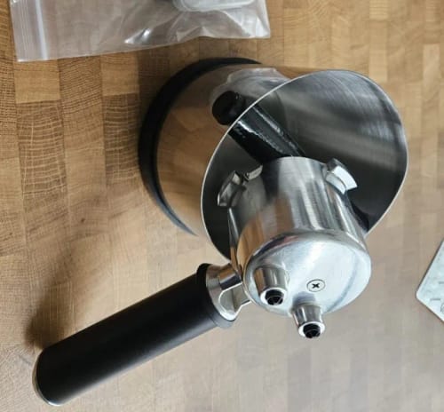 Customer photo review of Stainless Steel Espresso Knock Box