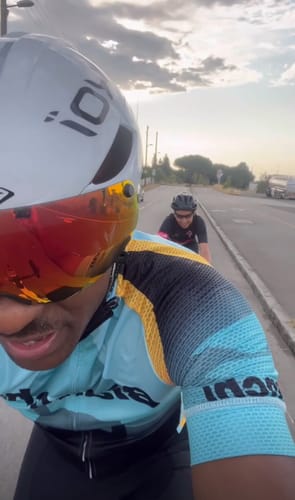 Customer photo review of 2003 Bianchi Retro Short Sleeve Cycling Kits