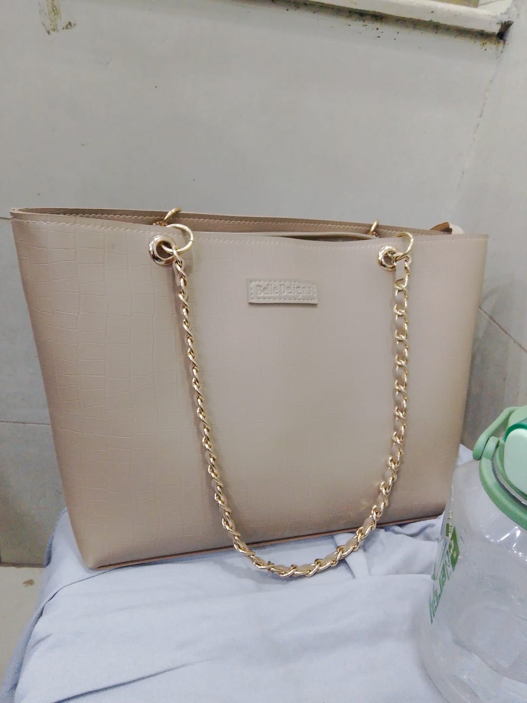 Customer photo review of Off White New Wave Tote Bag