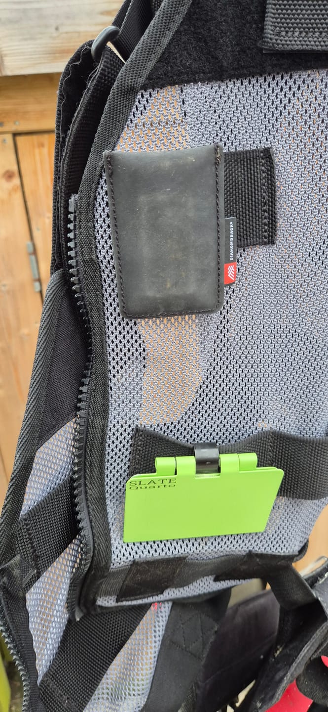 Customer photo review of The Quarto | Clip on Notepad