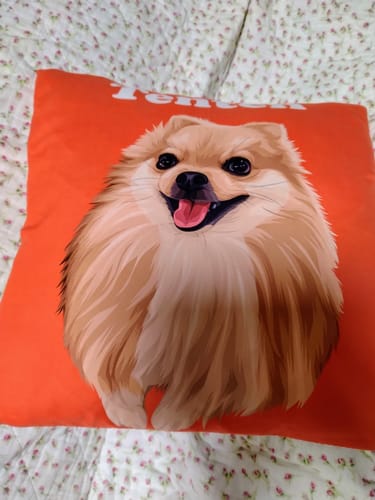 Customer photo review of Petcanva©オーダーメイド ペット似顔絵