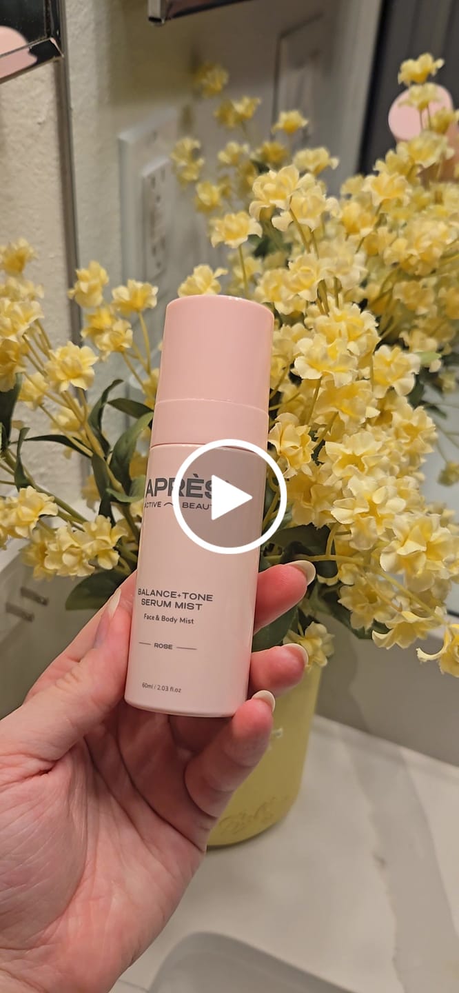 Customer video review of Balancing Serum Face + Body Mist