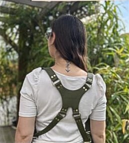 Customer photo review of LOULEX double-strap