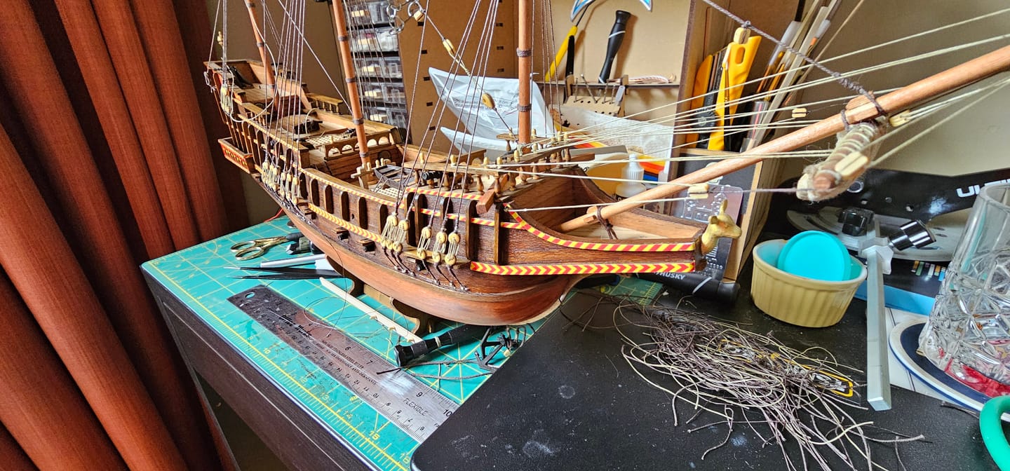 Customer photo review of Maqueta Barco Golden Hind