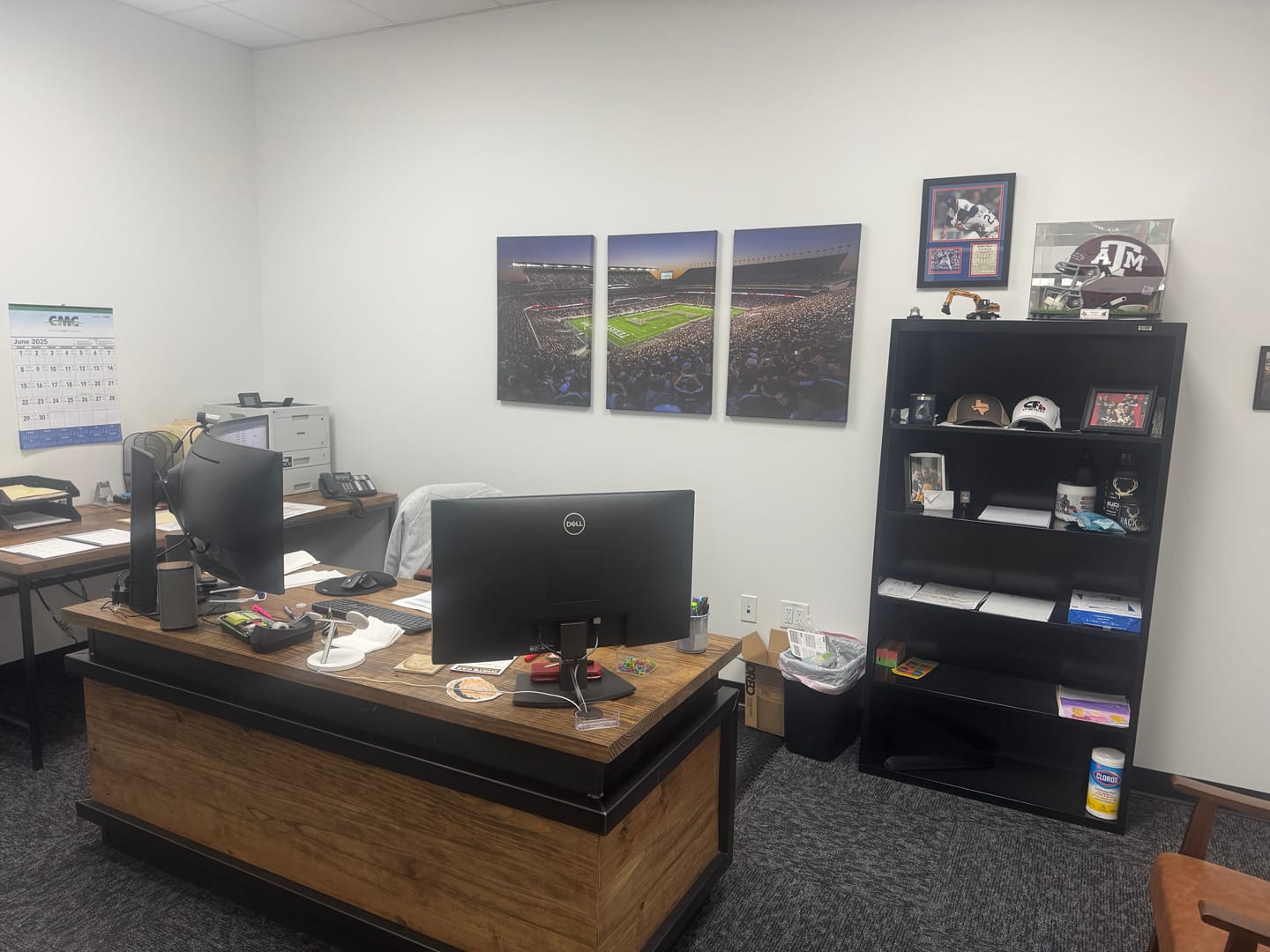 Customer photo review of Texas A&M University Aggies Football Team Print - College Station Kyle Field Stadium Wall Art Canvas Print