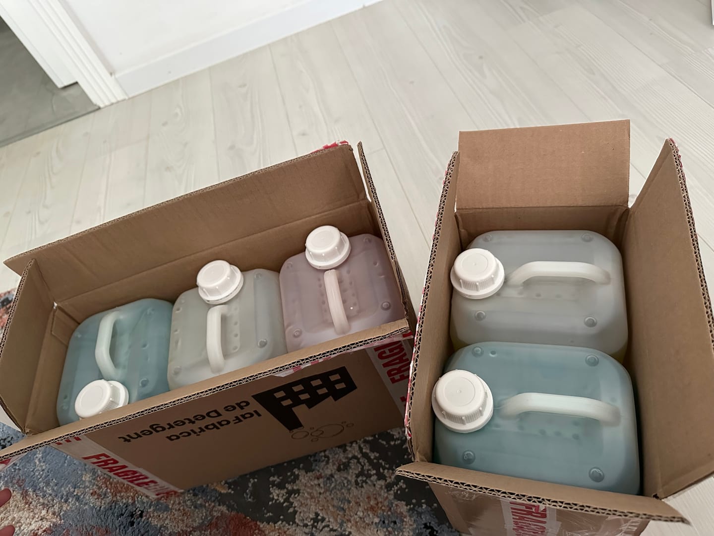 Customer photo review of Detergentul Flori de Tei