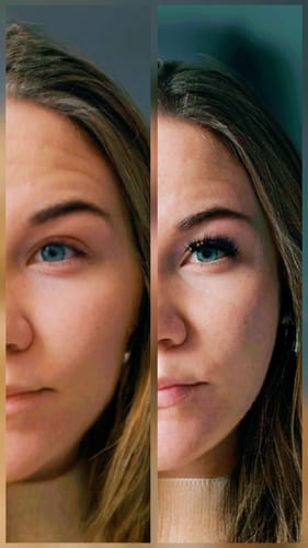 Customer photo review of Magic Lash Kit