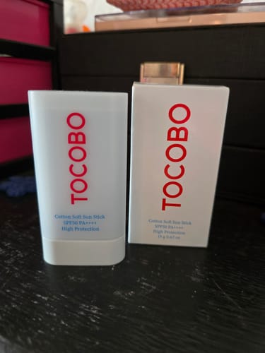 Customer photo review of Cotton Soft Sun Stick SPF50+ PA++++