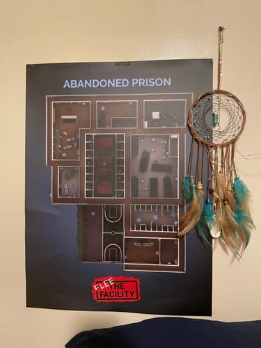 Customer photo review of Flee The Facility - Triple Map Poster Bundle