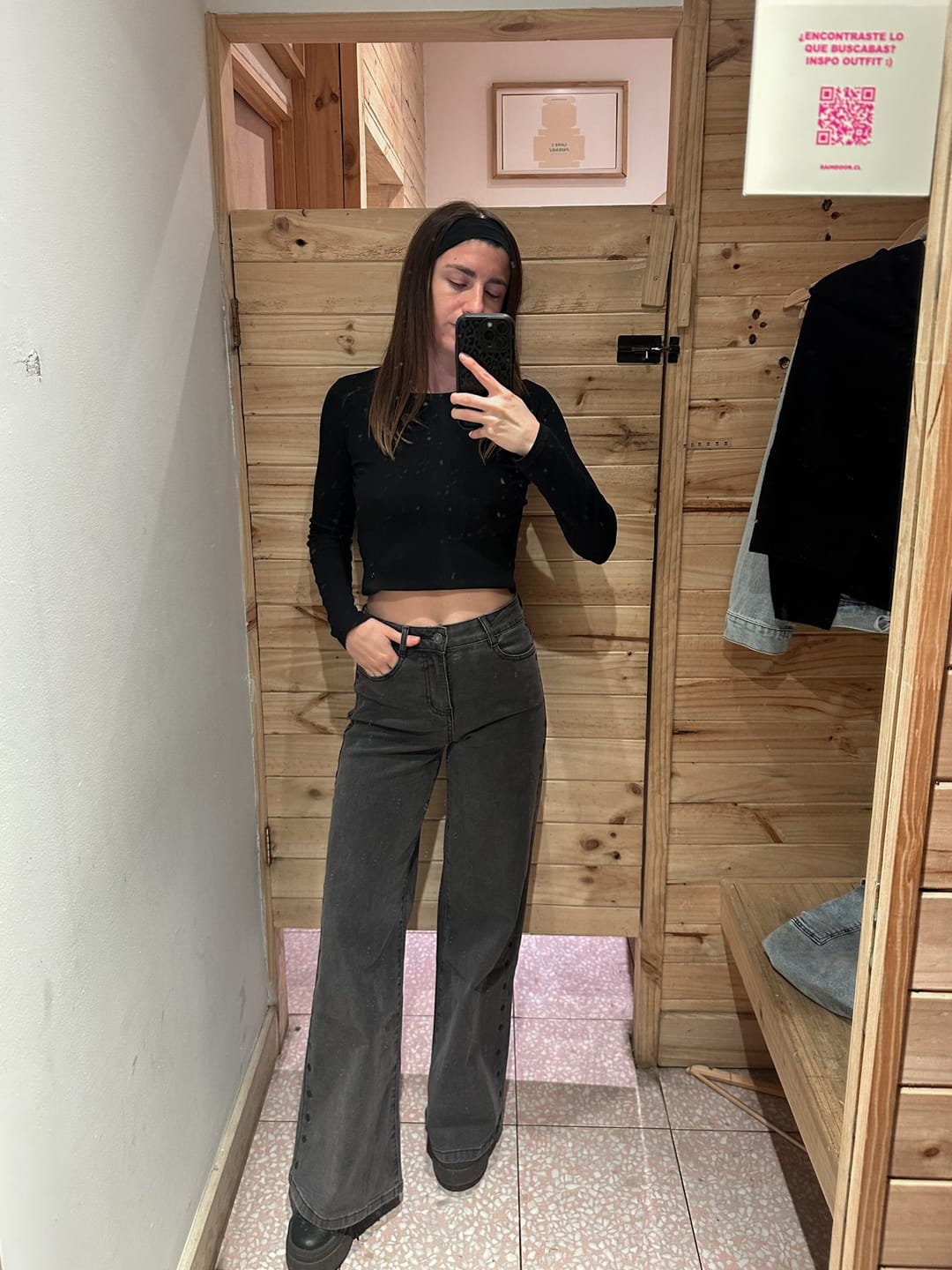 Customer photo review of Pantalón Estrellas Bordadas Gray
