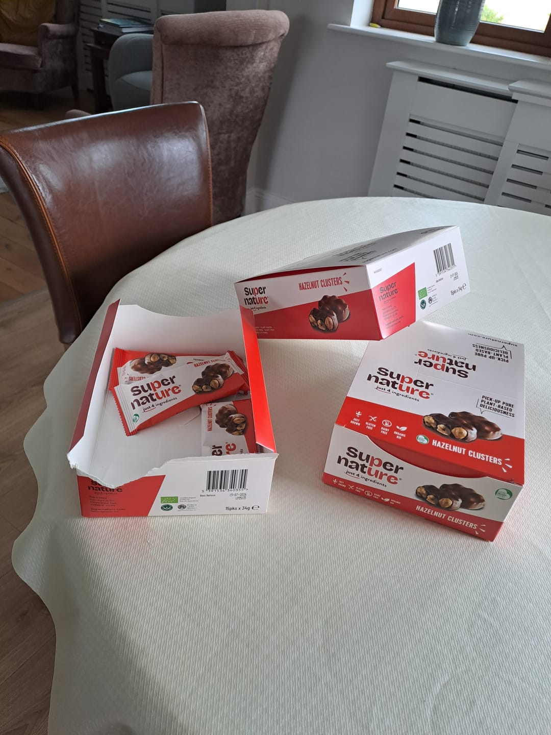 Customer photo review of Chocolate Hazelnut Clusters