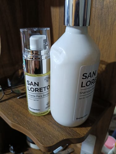 Customer photo review of Aceite y Shampoo Para Barba · Paquete 2 Piezas