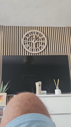 Customer photo review of Acoustic Slat Panel - Natural Oak