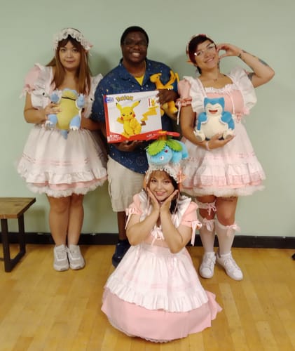 Customer photo review of Space Doodles Blue Button Up Shirt