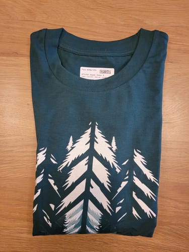 Customer photo review of Wald Logo - Bio Herren Shirt