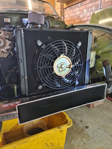 Customer photo review of 10" Electric Cooling Fan