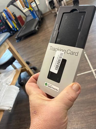 Customer photo review of SPOTMINDERS. Tracking card