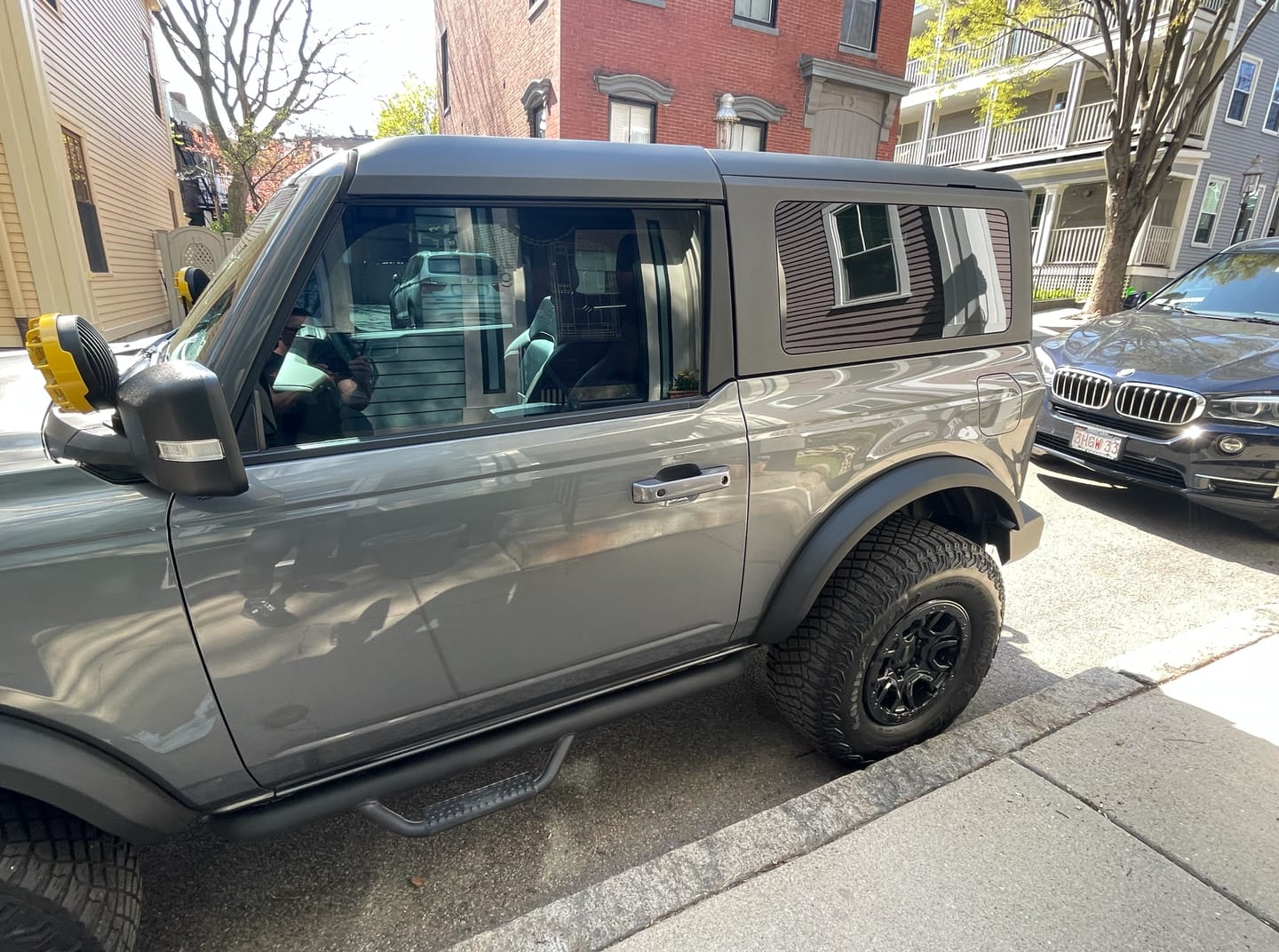 Customer photo review of Ford Bronco OEM Color-Matched Door Handle Cover Set (2/4 Doors)