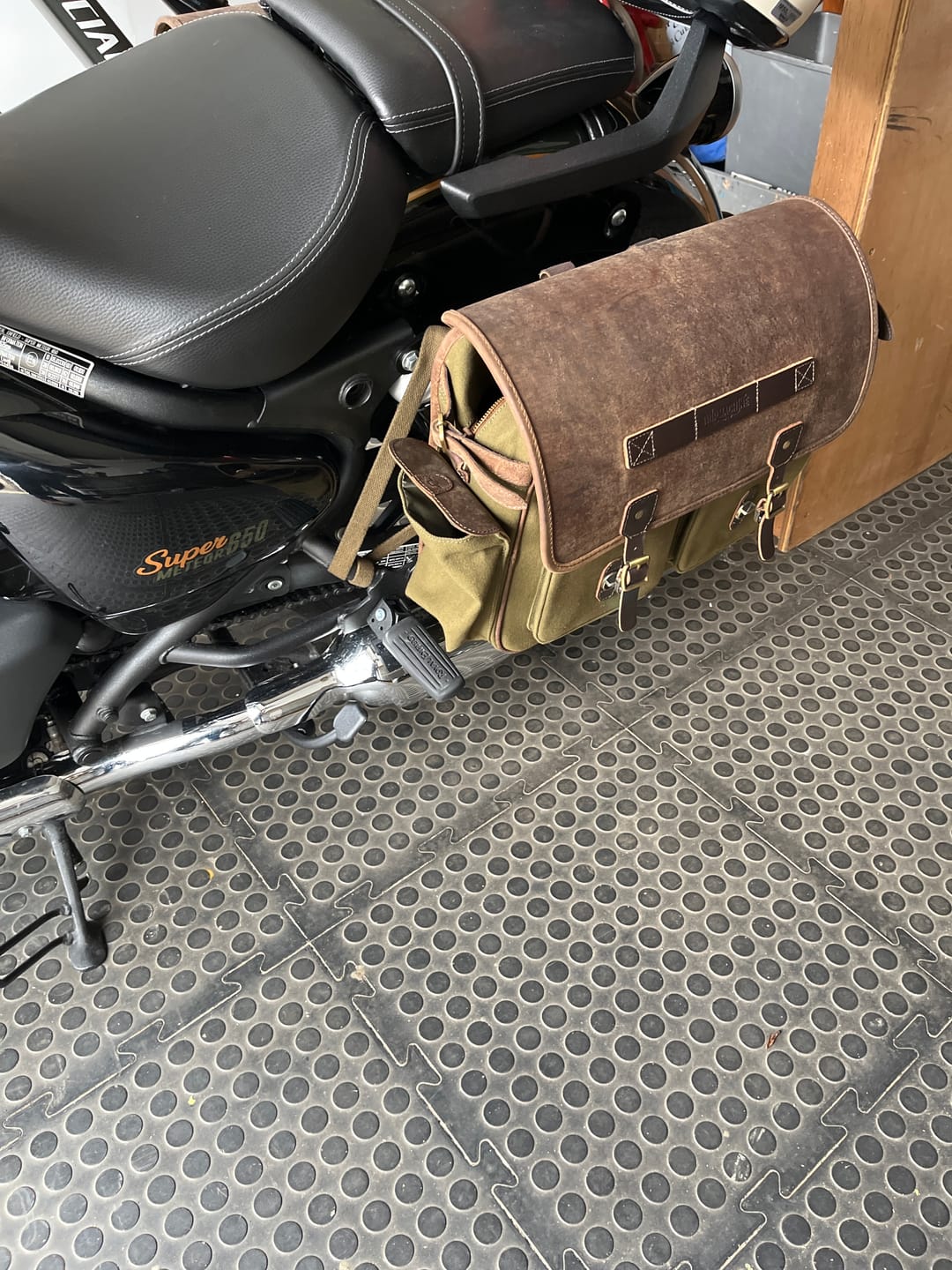 Customer photo review of expedition saddlebag