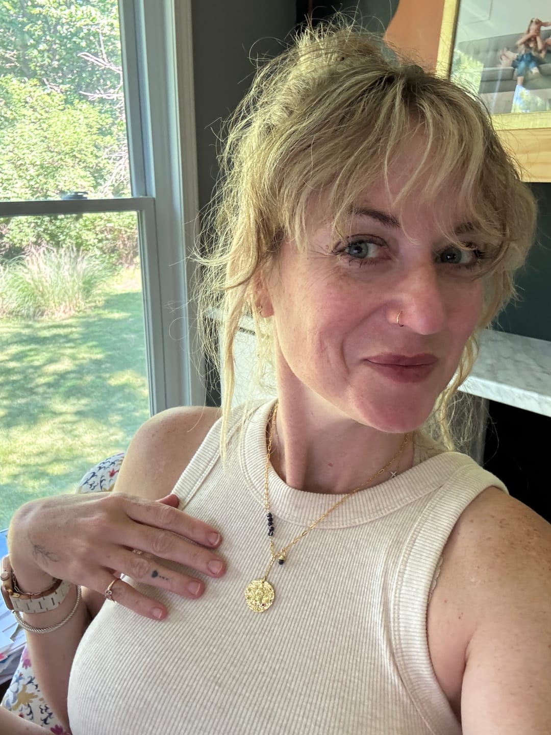 Customer photo review of Virgo Zodiac Necklace