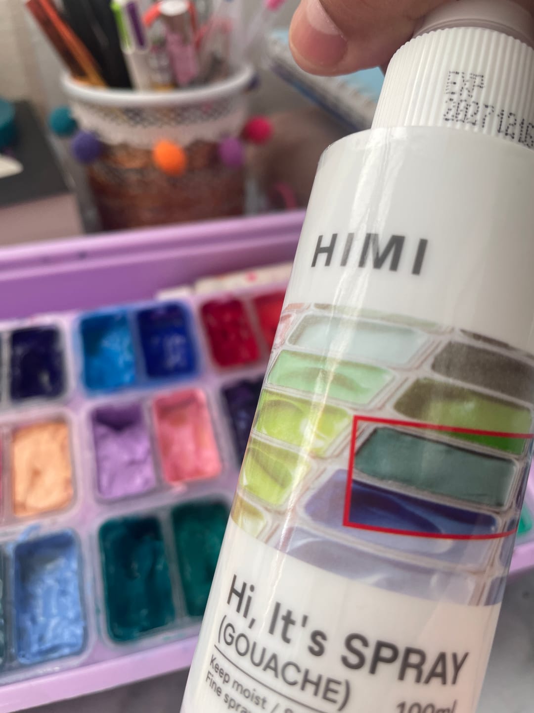 Customer photo review of Himi - Spray Protector Antihongos e Hidratador Para Gouache y Acrílicos