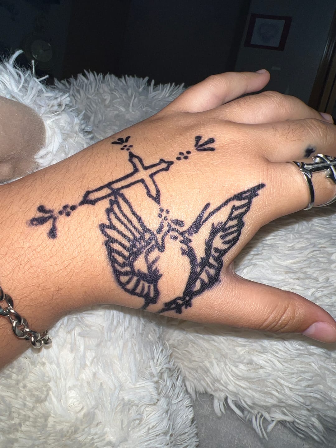 Customer photo review of 1 oz. Bottle of Fresh Jagua tattoo Gel