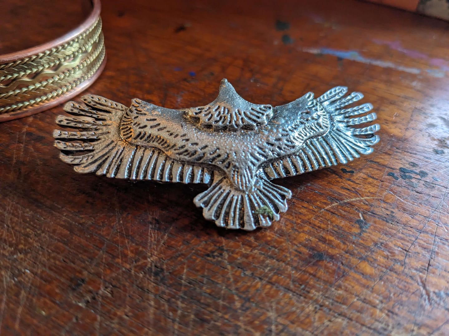 Customer photo review of Eagle Hair Clip