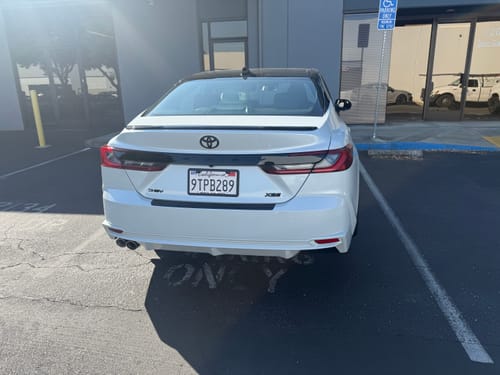 Customer photo review of 2011-2022 CALIFORNIA LICENSE PLATE DMV.CA.GOV - WHITE WITH BLACK TEXT 6"x12" (156.5mm x 305mm)