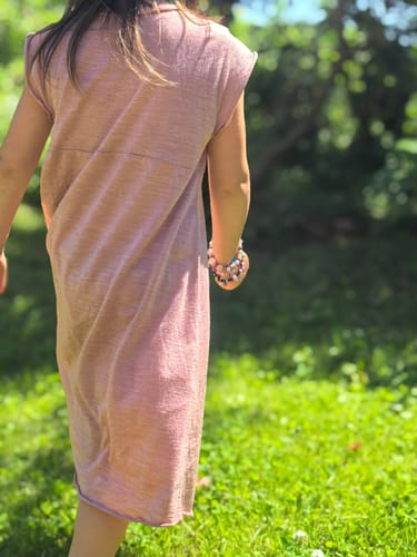 Customer photo review of Kleid mit der Falte Sommermerino