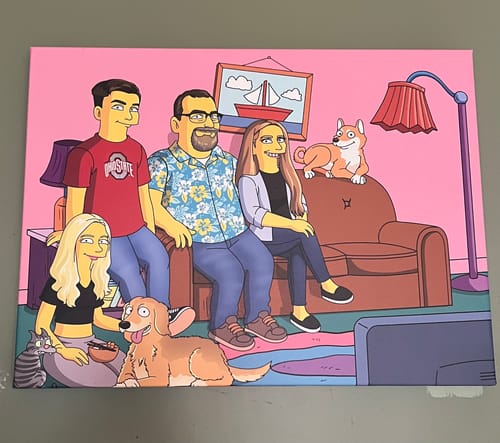 Customer photo review of Turn Me Yellow — Digital Portrait