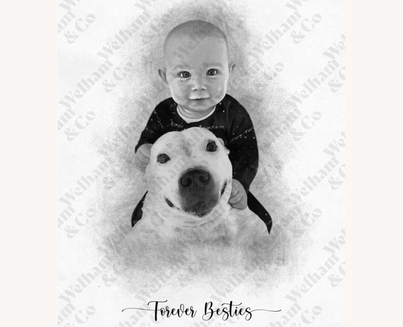 Customer photo review of Custom Family Photo Portrait