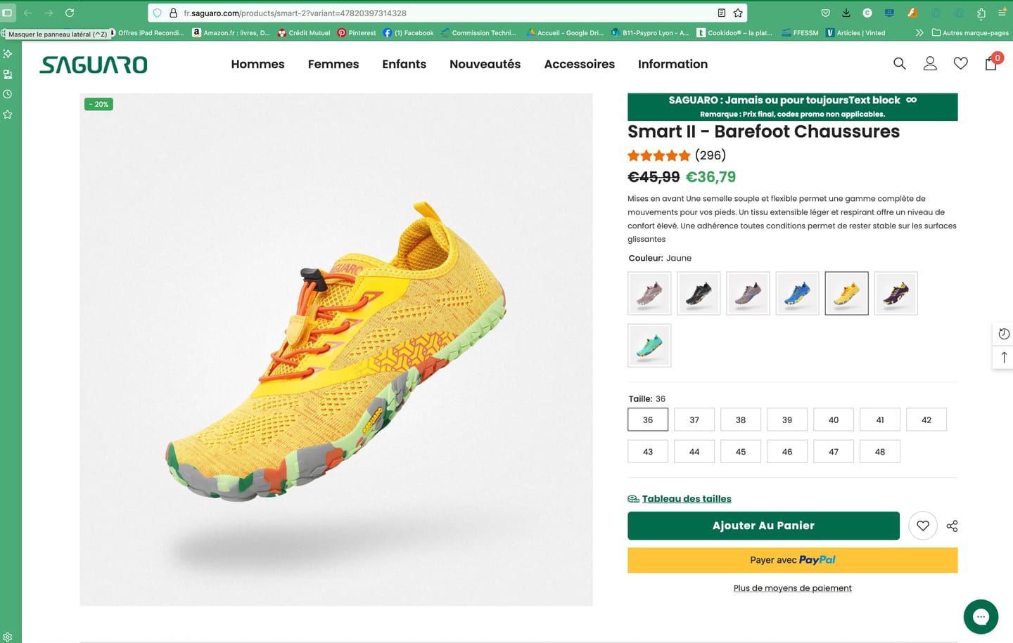 Customer photo review of Smart Ⅰ - Barefoot Chaussures