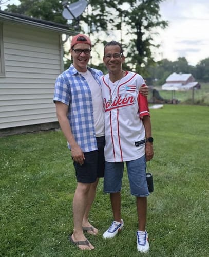 Customer photo review of Puerto Rico Heritage Custom Baseball Jersey